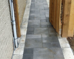 Stone walkway