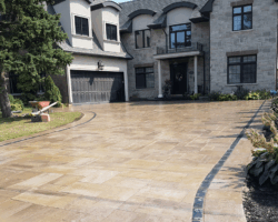 Interlock driveway