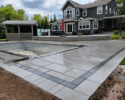 Interlock pool deck